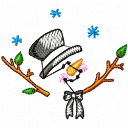Ice Man Embroidery Design 5